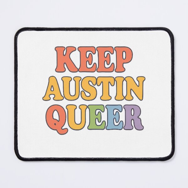 Item preview, Keep Austin Queer – Retro Rainbow LGBTQ+ Pride Design designed and sold by Haus Of Sin.