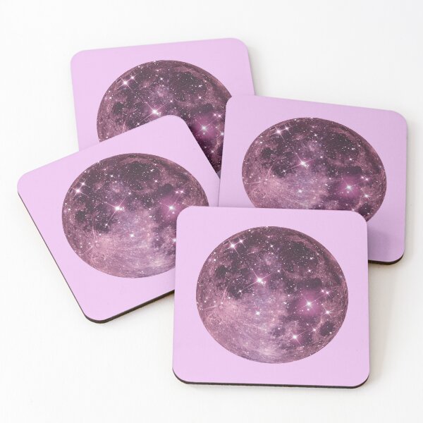 Item preview, Shiny full moon - pink designed and sold by mgro-art.