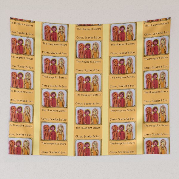Item preview, Citrus, Scarlet & Sun: The Huepoint Sisters designed and sold by Sibyl-Arts.