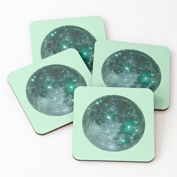 Item preview, Shiny full moon - green designed and sold by mgro-art.