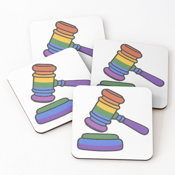 Item preview, LGBTQ+ Pride Gavel – Equality & Justice Symbol designed and sold by Haus Of Sin.