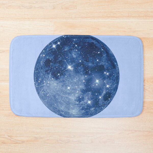 Item preview, Shiny full moon - blue designed and sold by mgro-art.