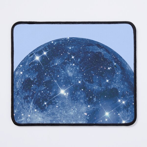 Item preview, Shiny full moon - blue designed and sold by mgro-art.
