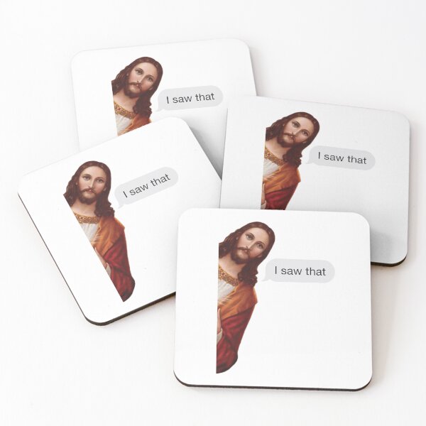 Item preview, Jesus “I saw that” Meme designed and sold by DesignsByKye.