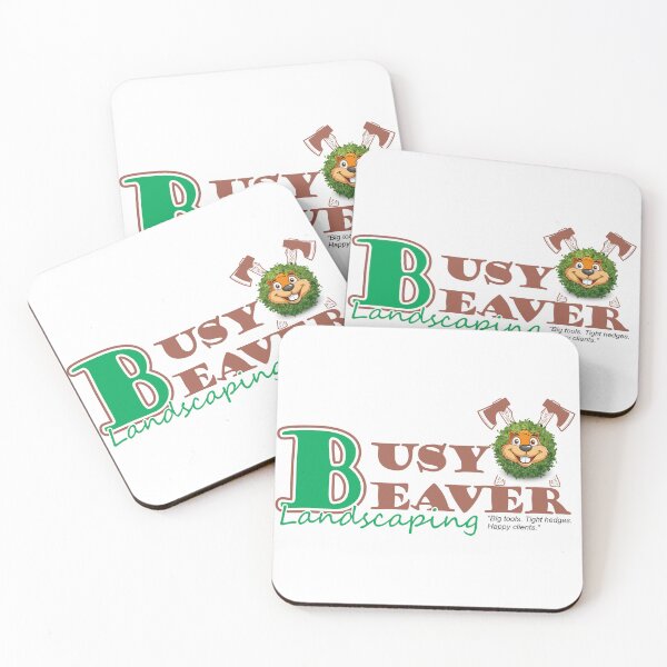 Item preview, Busy beaver landscaping co. designed and sold by ColorWheelDsign.