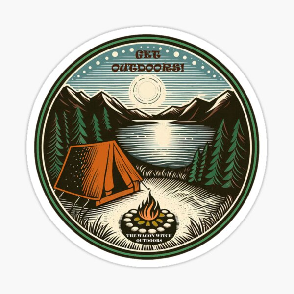 Item preview, Happy Camper designed and sold by The Wagon Witch Outdoors.