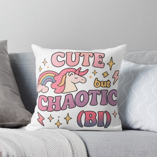 Item preview, Cute But Chaotic – BI Unicorn Pride Aesthetic designed and sold by Haus Of Sin.