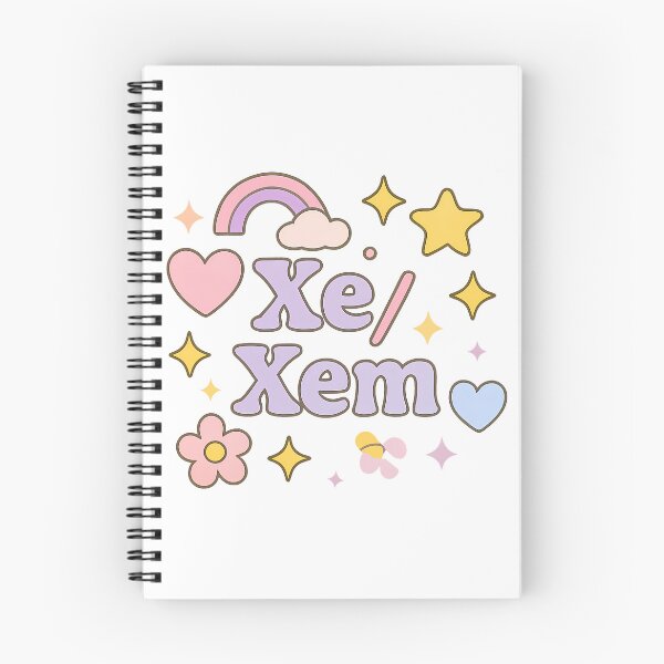 Item preview, Xe/Xem Pronouns Kawaii Pastel Pride Design designed and sold by Haus Of Sin.