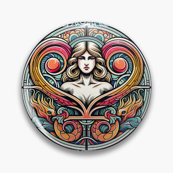 Item preview, Relationships Are Everything Art Nouveau Zodiac Woman Design designed and sold by NSB-Design.
