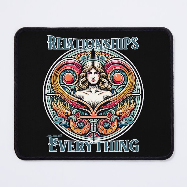 Item preview, Relationships Are Everything Art Nouveau Zodiac Woman Design designed and sold by NSB-Design.