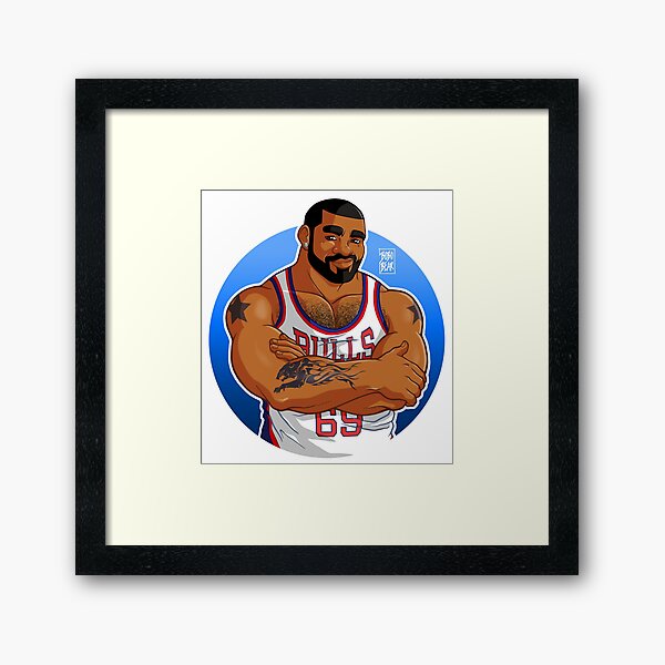CHUCK LIKES BASKET TOPS Framed Art Print