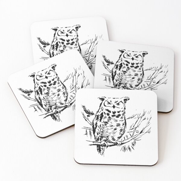 Item preview, Joel's Coffee Owl designed and sold by catnolioo.