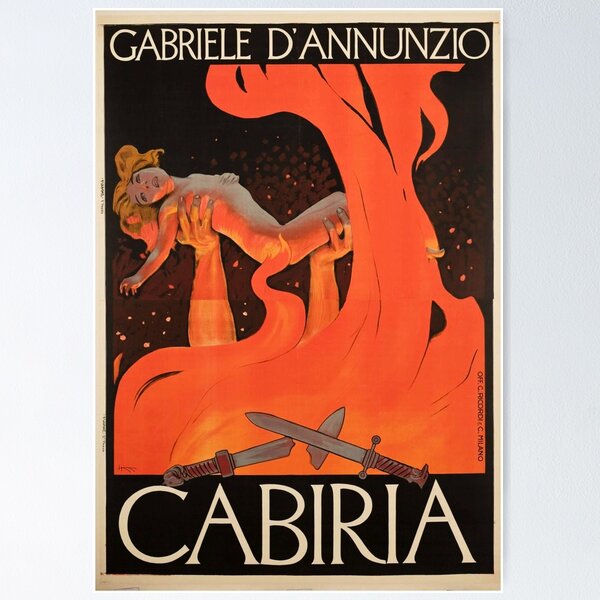 Item preview, Cabiria (1914) Movie Poster Art designed and sold by RickE.