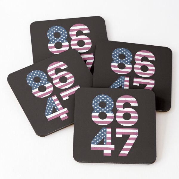 Item preview, 8647 Resist 86 47 4th of July USA US American Flag Protest designed and sold by MAKOPOKOShop.