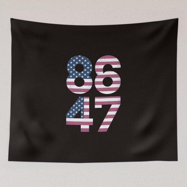 Item preview, 8647 Resist 86 47 4th of July USA US American Flag Protest designed and sold by MAKOPOKOShop.