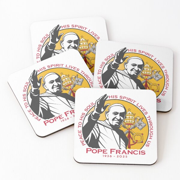 Item preview, In Memoriam Pope Francis (1936–2025) – Vatican Silhouette Tribute – ‘Peace to His Soul’ Catholic Memorial Design designed and sold by Prints-N-Tees.