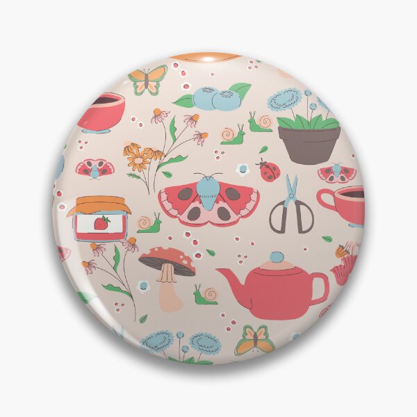 Item preview, cottagecore snail strawberry jam whimsical garden designed and sold by Gossip Rag.