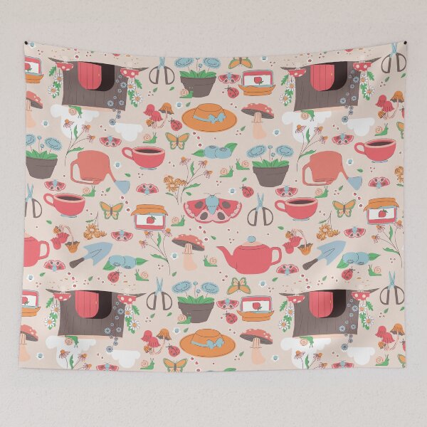 Item preview, cottagecore snail strawberry jam whimsical garden designed and sold by Gossip Rag.