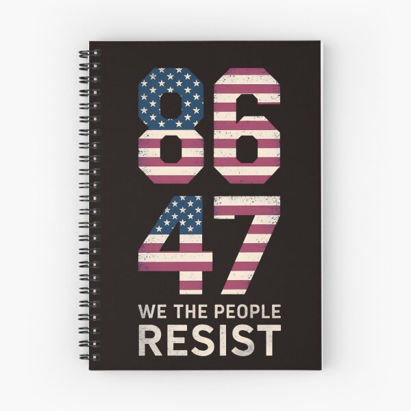 Item preview, 86 47 Resist Anti Trump Impeach 47 Vintage 8647 USA Flag designed and sold by MAKOPOKOShop.