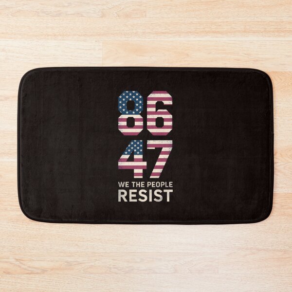 Item preview, 86 47 Resist Anti Trump Impeach 47 Vintage 8647 USA Flag designed and sold by MAKOPOKOShop.