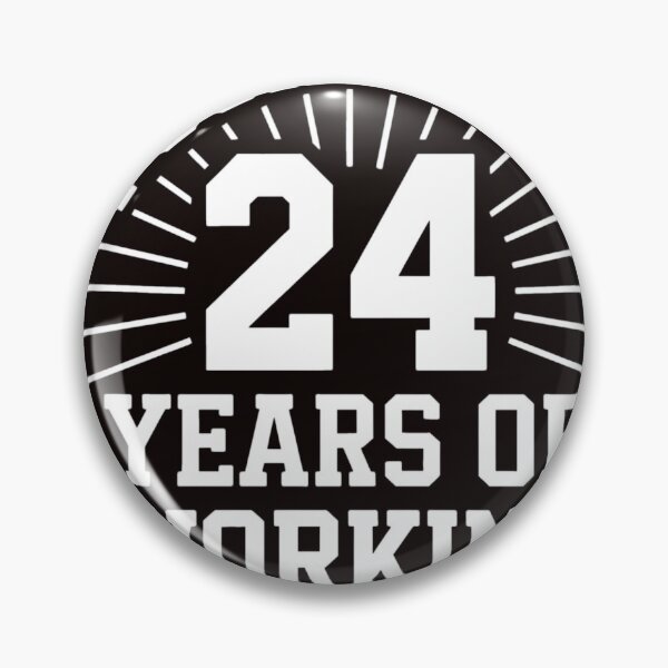 Item preview, 24 Years Work Anniversary I Survived 24 Years Working Here designed and sold by MAKOPOKOShop.