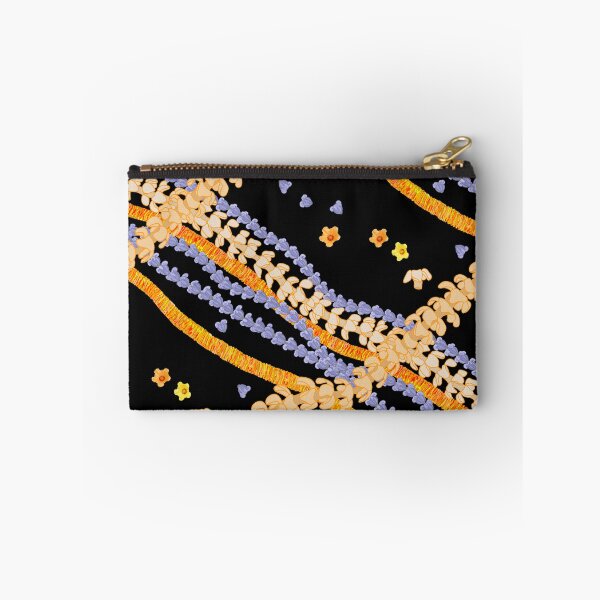 Item preview, Celebrating the Hawaiian Flower Lei-on black designed and sold by Linda Maliuana.