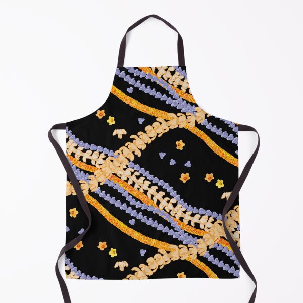 Item preview, Celebrating the Hawaiian Flower Lei-on black designed and sold by Linda Maliuana.