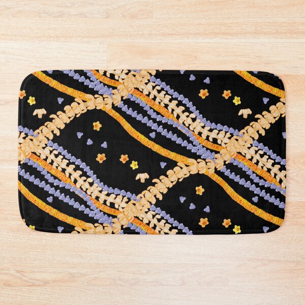 Item preview, Celebrating the Hawaiian Flower Lei-on black designed and sold by Linda Maliuana.