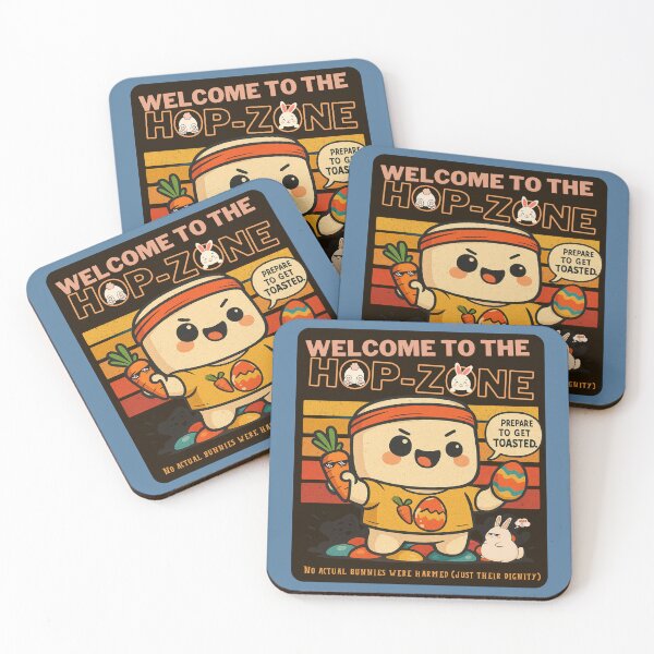 Item preview, The HOP-ZONE: Where Bunnies Get Lit (Literally) designed and sold by Wobble Studio.