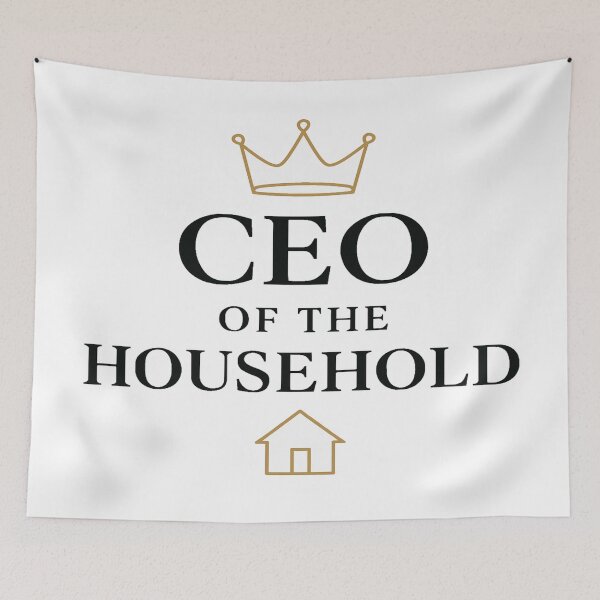 Item preview, CEO of the Household – Funny Momma Quote Gift for Mother’s Day, Birthday & Housewives  designed and sold by Rajasekar.