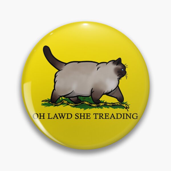 Oh Lawd She Treading Pink Version Sticker