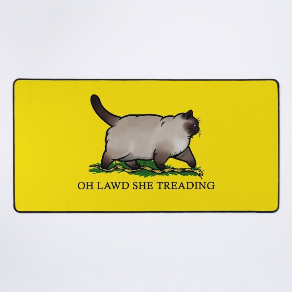 Artikelvorschau, Oh Herr, sie tritt auf eine dicke Siamkatze entworfen und verkauft von KilkennyCat Art.