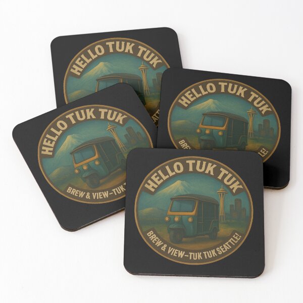 Item preview, Hello Tuk Tuk – Seattle Brew & View Ride designed and sold by muitee.