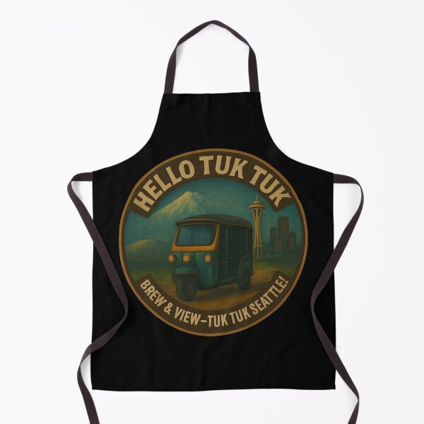 Item preview, Hello Tuk Tuk – Seattle Brew & View Ride designed and sold by muitee.