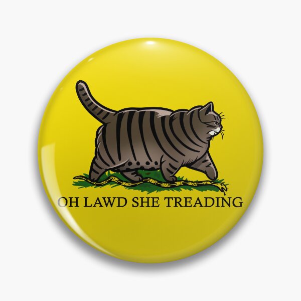 Oh Lawd She Treading Pink Version Sticker