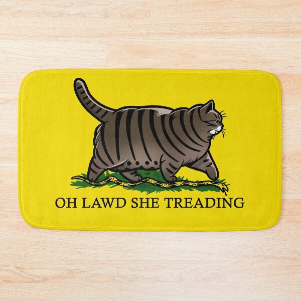 Item preview, Oh Lawd She Treading Chonky Brown Tabby Cat designed and sold by KilkennyCat Art.