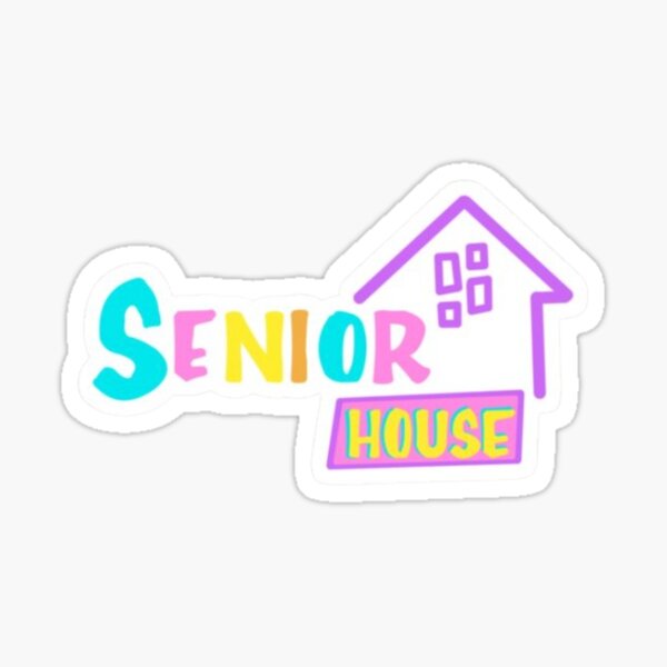 full house senior house Sticker