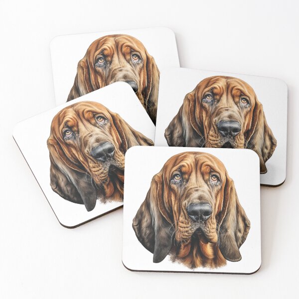 Item preview,  Majestic Bloodhound Portrait - Gentle Giant with Droopy Ears designed and sold by MYK-Printing.