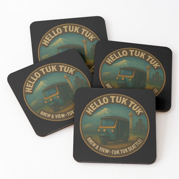 Item preview, Hello Tuk Tuk – Seattle Skyline Cruisin designed and sold by muitee.