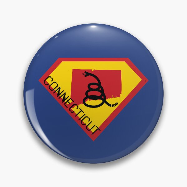Item preview, CONNECTICUTIAN CONNECTICUTER NUTMEGGER SHIELD - Freedom Is The Superpower - Modern Gadsden Snake Flag - Dont Tread On Me SUPERHERO CONNECTICUT spellout design designed and sold by pelagio.