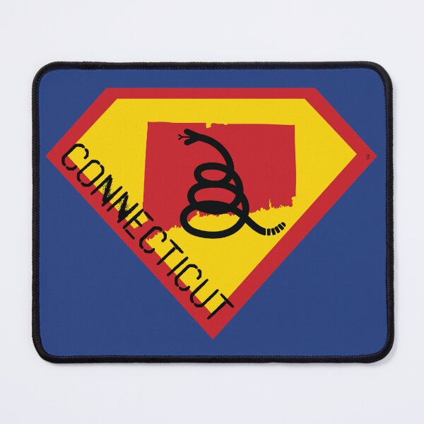 Item preview, CONNECTICUTIAN CONNECTICUTER NUTMEGGER SHIELD - Freedom Is The Superpower - Modern Gadsden Snake Flag - Dont Tread On Me SUPERHERO CONNECTICUT spellout design designed and sold by pelagio.