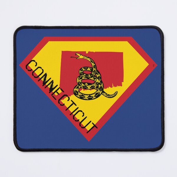 Item preview, CONNECTICUTIAN CONNECTICUTER NUTMEGGER SHIELD - Freedom Is The Superpower - Gadsden Snake Flag - Dont Tread On Me SUPERHERO CONNECTICUT spellout design designed and sold by pelagio.