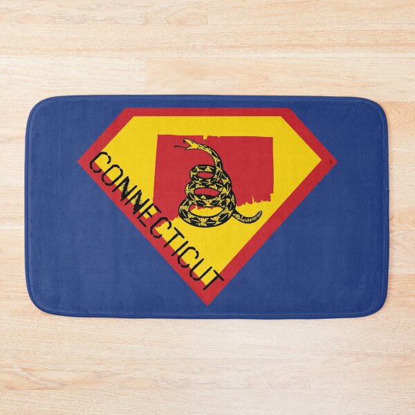 Item preview, CONNECTICUTIAN CONNECTICUTER NUTMEGGER  SHIELD - Freedom Is The Superpower -  Gadsden Snake Flag - Dont Tread On Me SUPERHERO CONNECTICUT spellout design designed and sold by pelagio.