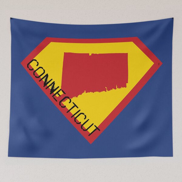 Item preview, CONNECTICUTIAN CONNECTICUTER NUTMEGGER  SHIELD  - Freedom Is The Superpower - SUPERHERO CONNECTICUT spellout design designed and sold by pelagio.