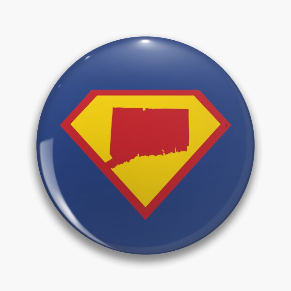 Item preview, CONNECTICUTIAN CONNECTICUTER NUTMEGGER   SHIELD - Freedom Is The Superpower -   SUPERHERO CONNECTICUT design designed and sold by pelagio.