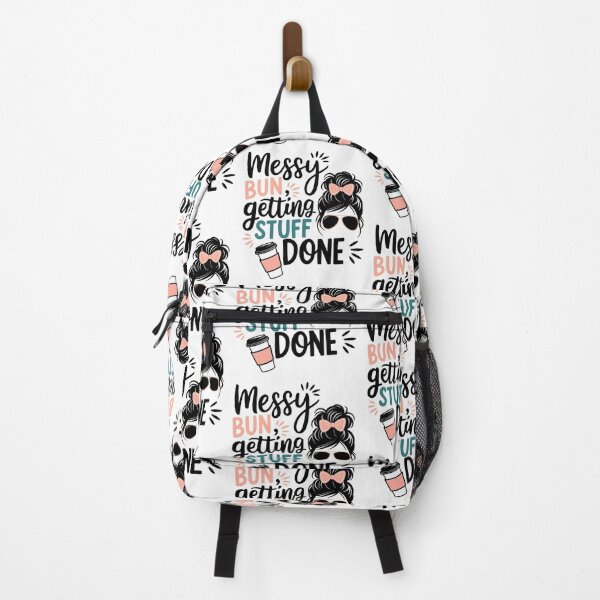 Item preview, Messy Bun Getting Stuff Done – Funny Momma Quote for Mother’s Day & Housewives Gift designed and sold by Rajasekar.