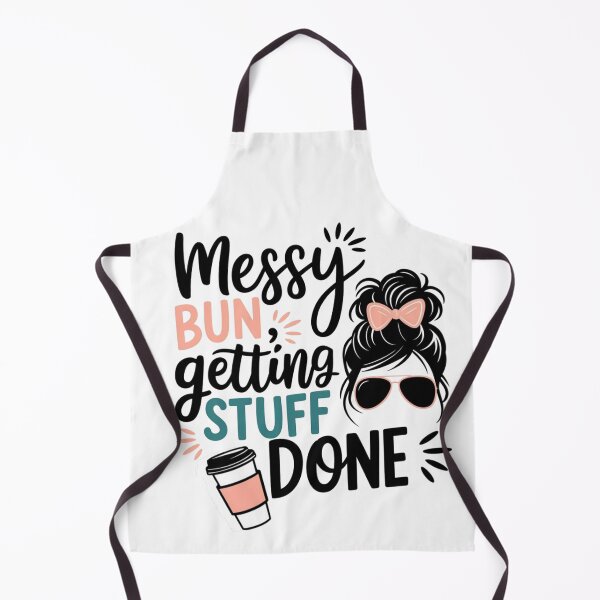 Item preview, Messy Bun Getting Stuff Done – Funny Momma Quote for Mother’s Day & Housewives Gift designed and sold by Rajasekar.