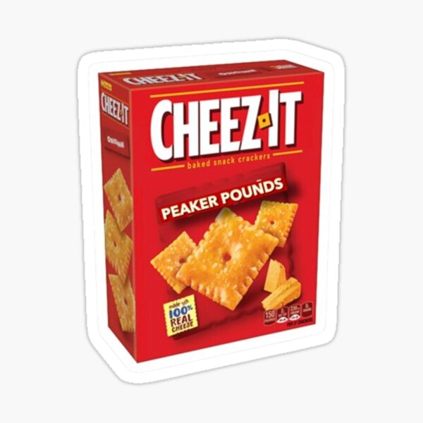cheezit peaker Sticker
