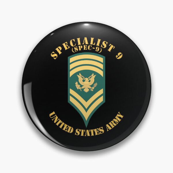 Item preview, Army - Enlisted - SPEC 9 - Specialist 9  - Std X 300 designed and sold by Military Insignia Products.