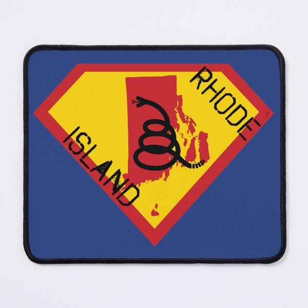 Item preview, RHODE ISLANDER SHIELD - Freedom Is The Superpower - Modern Gadsden Snake Flag - Dont Tread On Me SUPERHERO RHODE ISLAND spellout design designed and sold by pelagio.